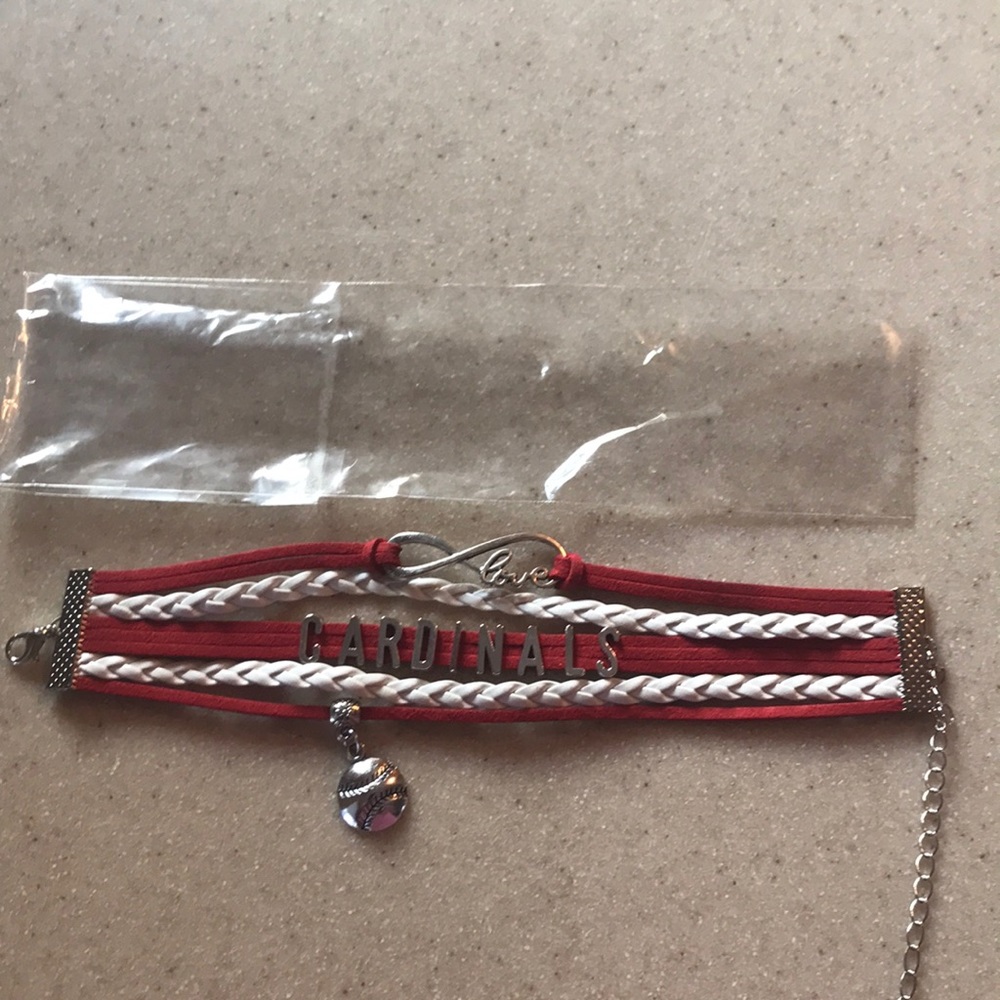 Cardinals bracelet